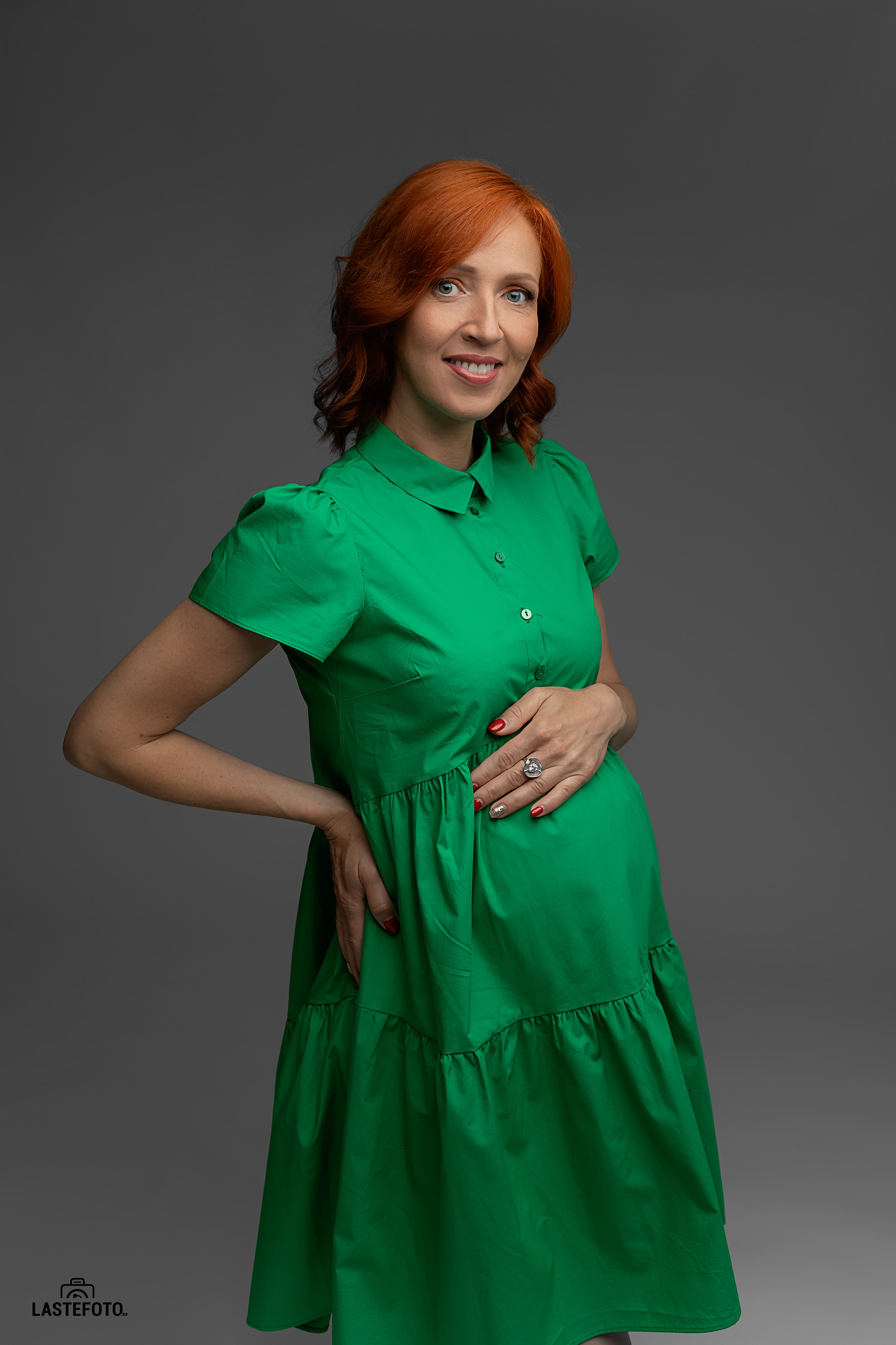 Maternity photo shoot in the studio of Tallinn